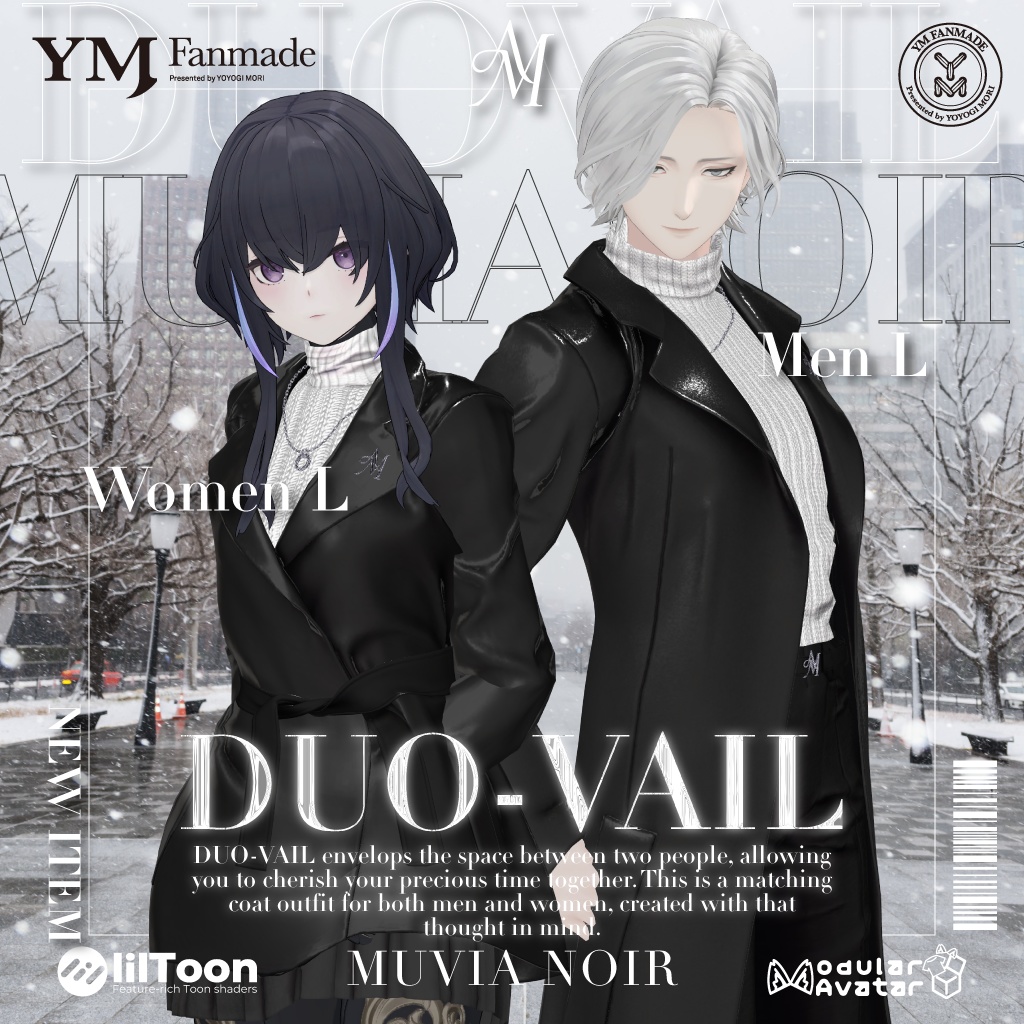 発売記念セール‼️【YMファンメイド】【19アバター対応】♰DUO-VAIL♰