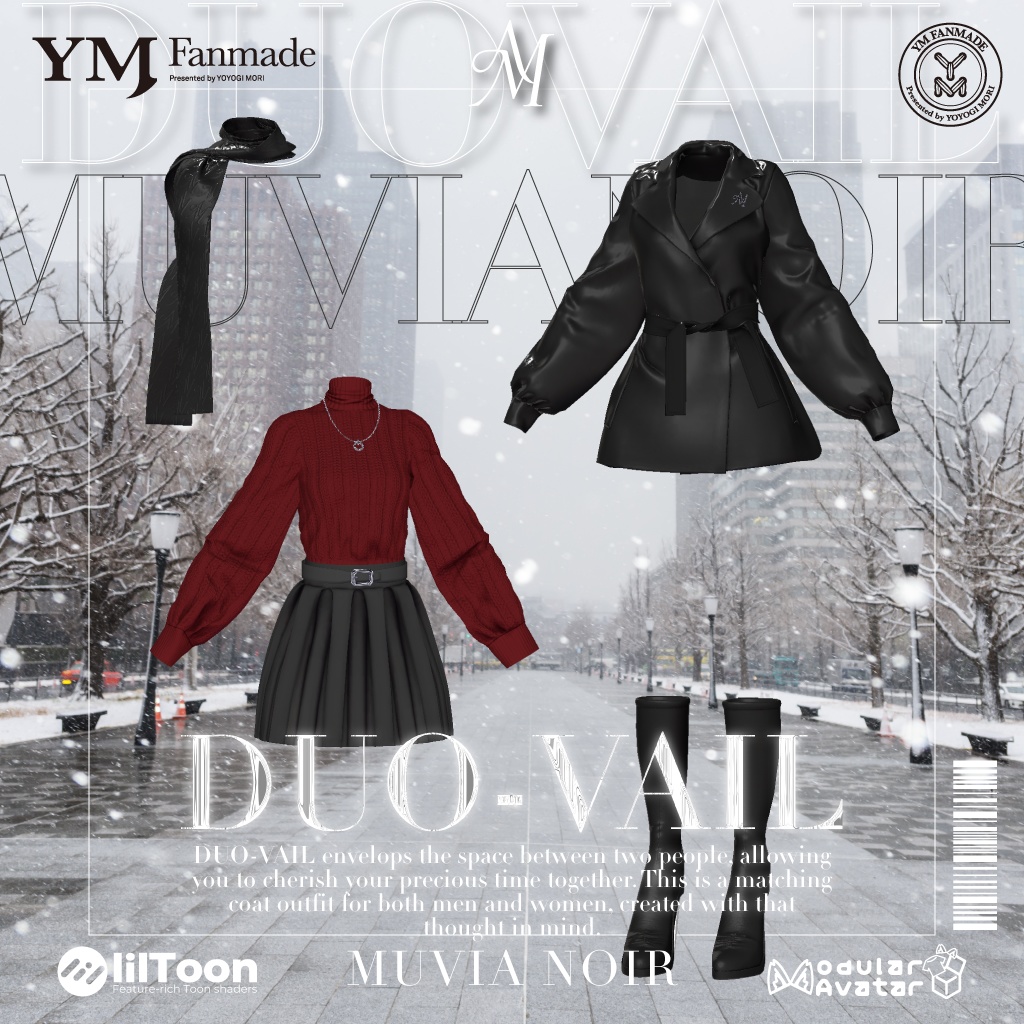発売記念セール‼️【YMファンメイド】【19アバター対応】♰DUO-VAIL♰