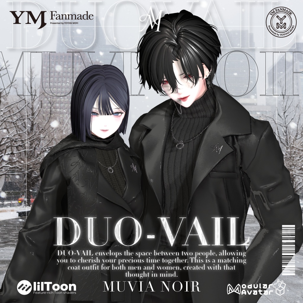 発売記念セール‼️【YMファンメイド】【19アバター対応】♰DUO-VAIL♰