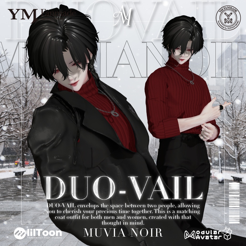 発売記念セール‼️【YMファンメイド】【19アバター対応】♰DUO-VAIL♰