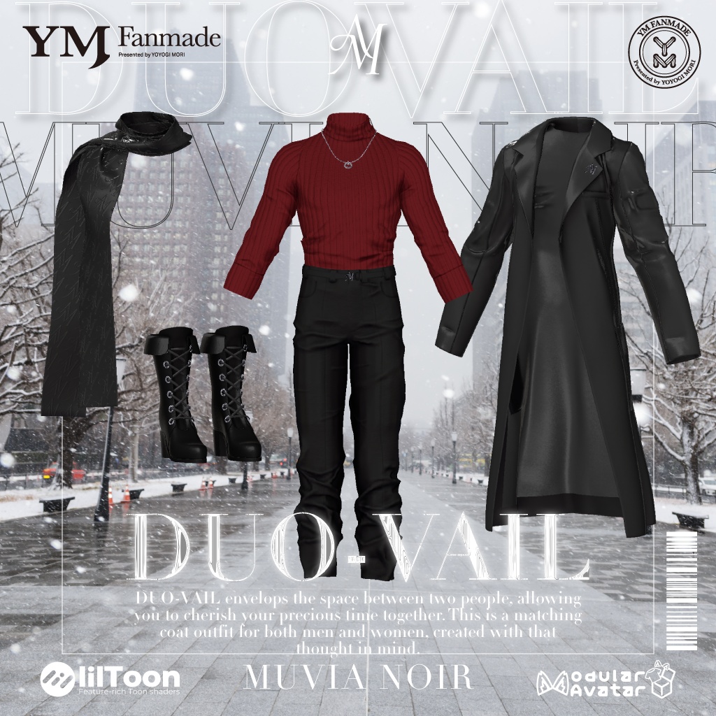 発売記念セール‼️【YMファンメイド】【19アバター対応】♰DUO-VAIL♰