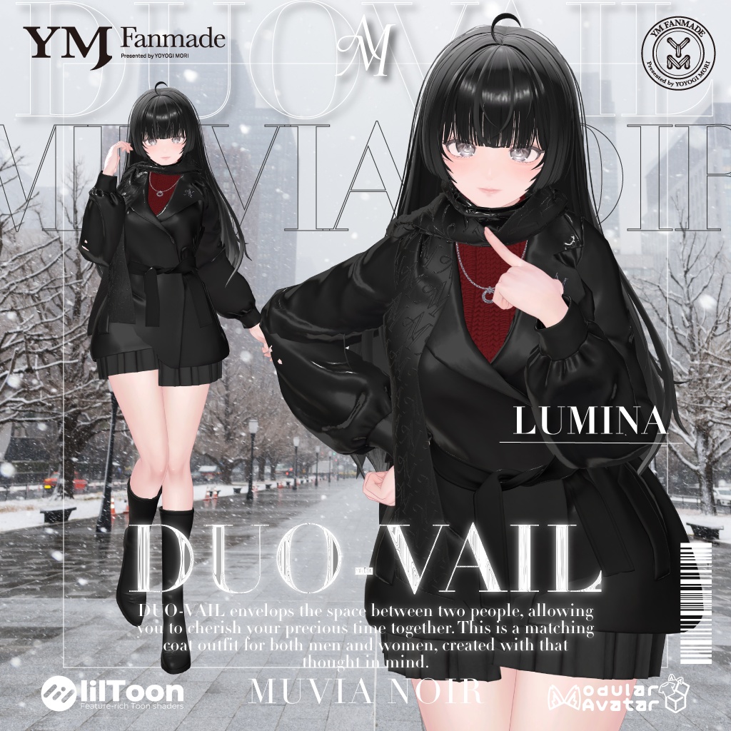 発売記念セール‼️【YMファンメイド】【19アバター対応】♰DUO-VAIL♰