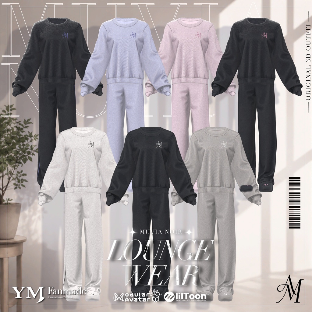【🎁3日間無料配布🎁】【40アバター対応】【YMファンメイド】♰LoungeWear♰