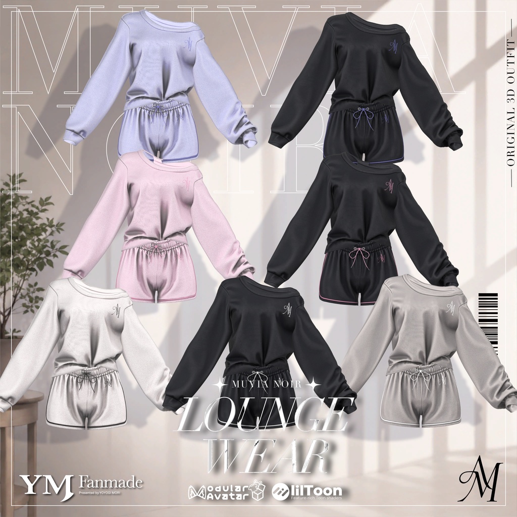【🎁3日間無料配布🎁】【40アバター対応】【YMファンメイド】♰LoungeWear♰