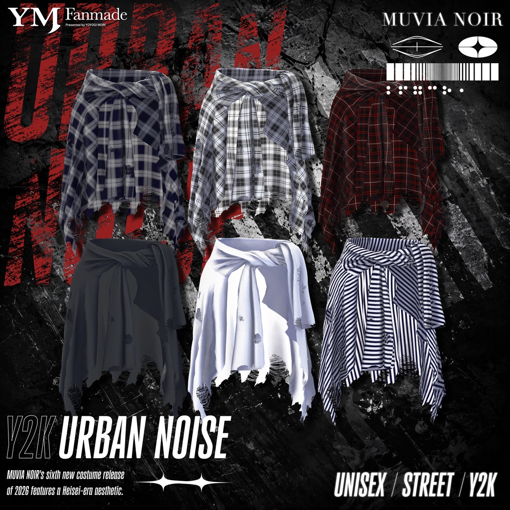 発売記念セール‼【26アバター対応】【YMファンメイド】♰URBAN_NOISE♰