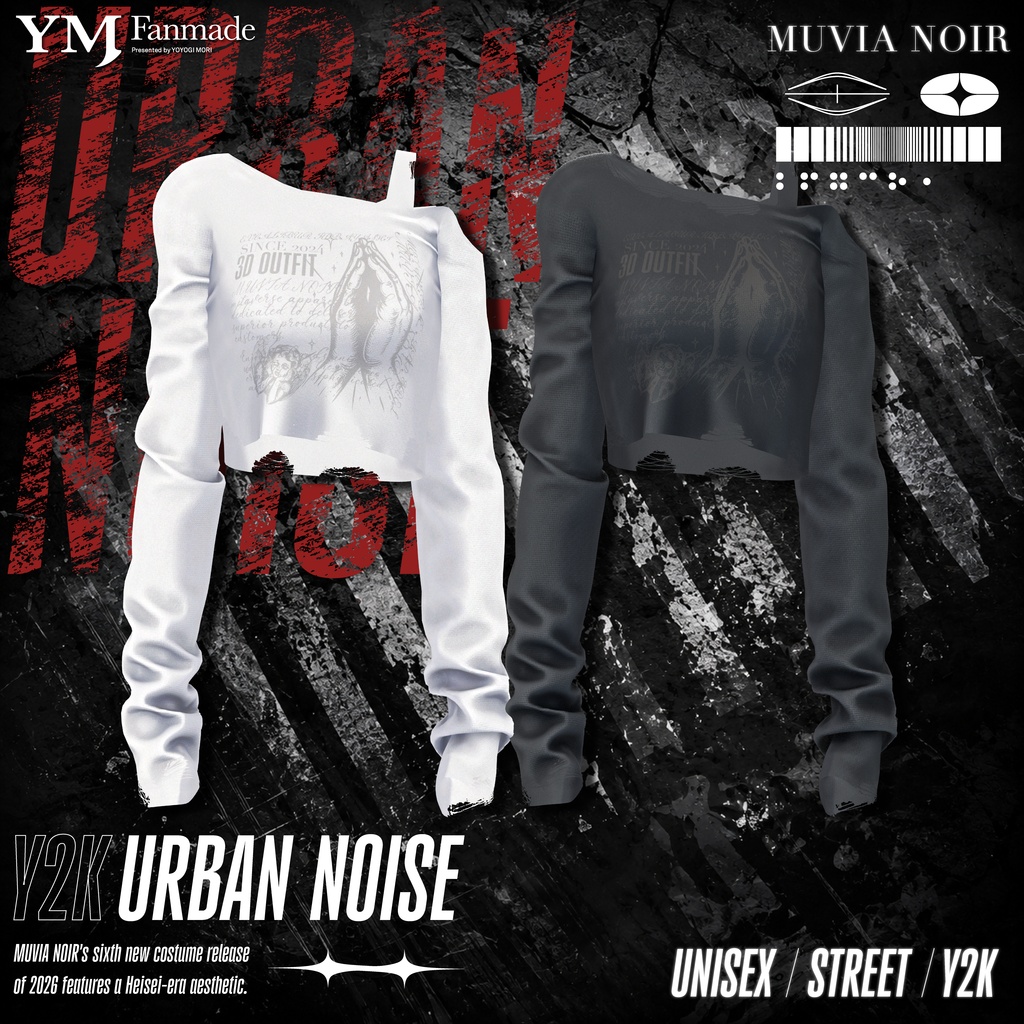 発売記念セール‼【26アバター対応】【YMファンメイド】♰URBAN_NOISE♰