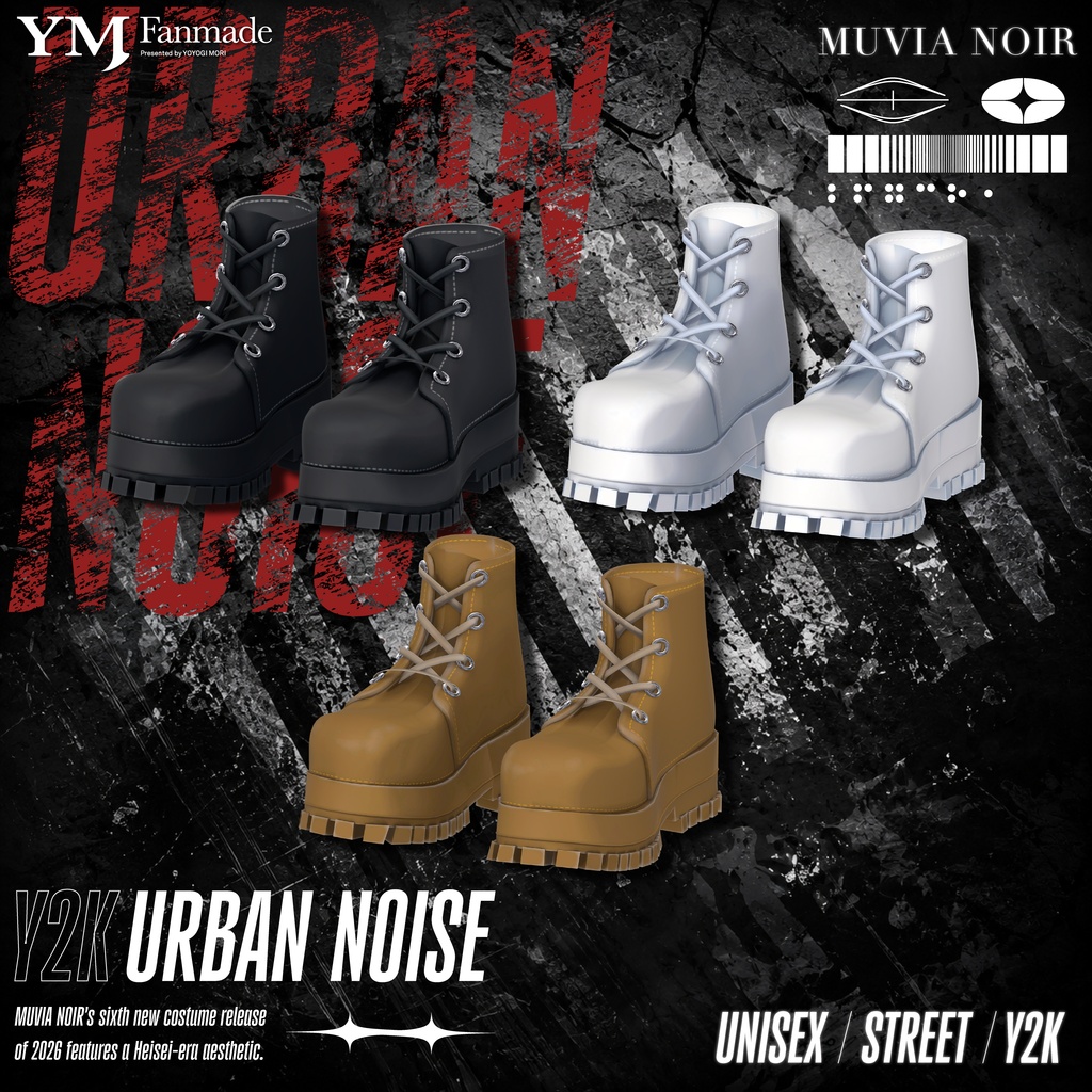 発売記念セール‼【26アバター対応】【YMファンメイド】♰URBAN_NOISE♰