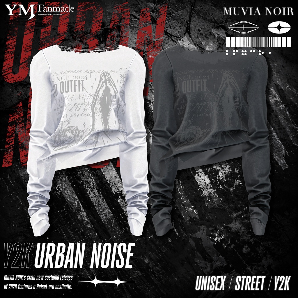 発売記念セール‼【26アバター対応】【YMファンメイド】♰URBAN_NOISE♰