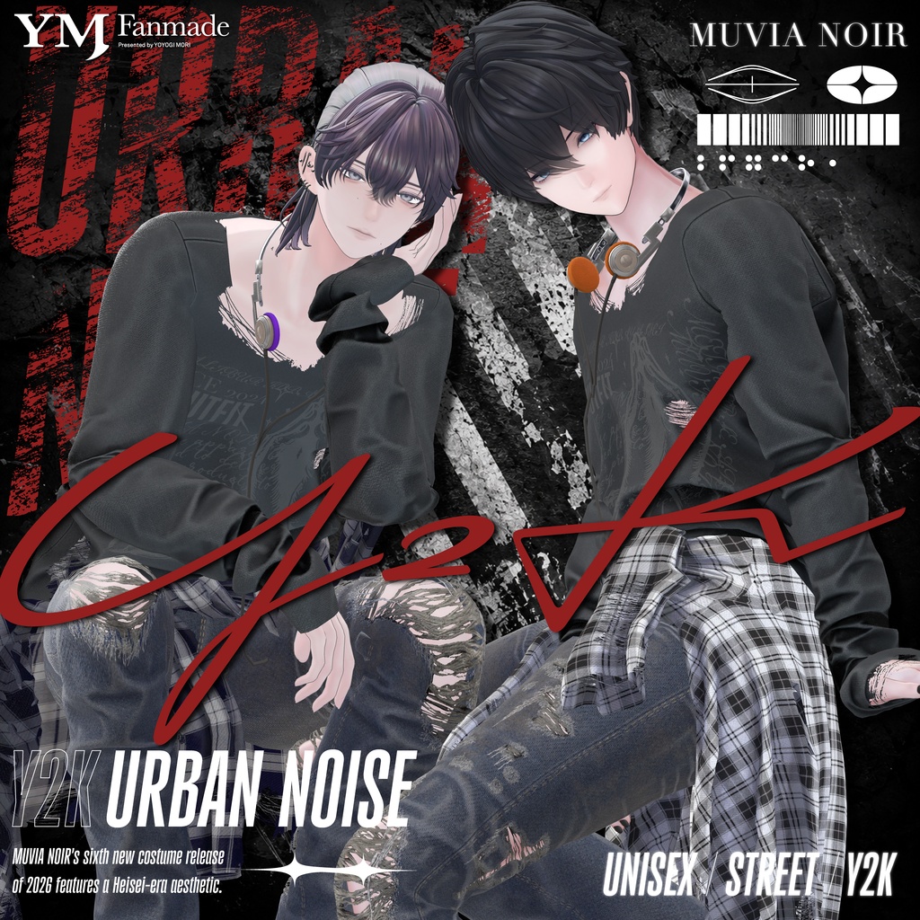 発売記念セール‼【26アバター対応】【YMファンメイド】♰URBAN_NOISE♰