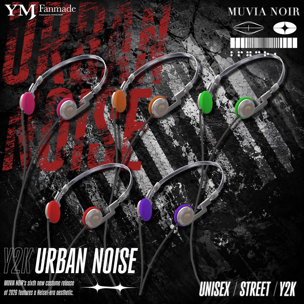 発売記念セール‼【26アバター対応】【YMファンメイド】♰URBAN_NOISE♰