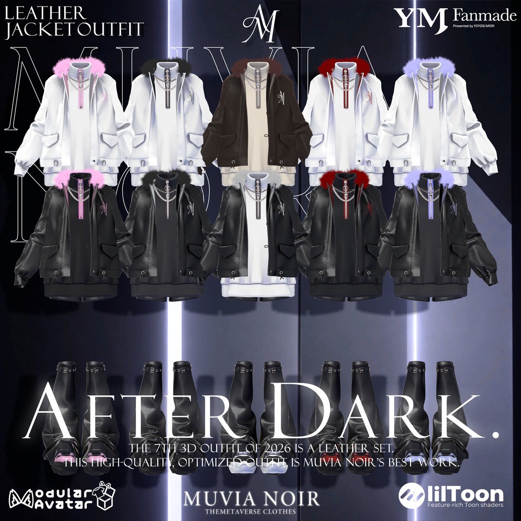 ✨発売記念セール✨【32アバター対応】【YMファンメイド】♰AFTER_DARK♰