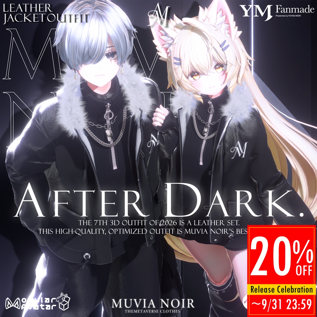 ✨発売記念セール✨【32アバター対応】【YMファンメイド】♰AFTER_DARK♰