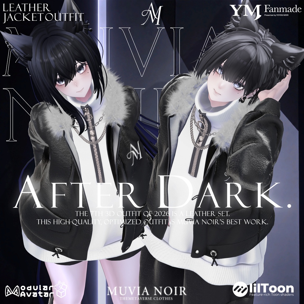 ✨発売記念セール✨【32アバター対応】【YMファンメイド】♰AFTER_DARK♰