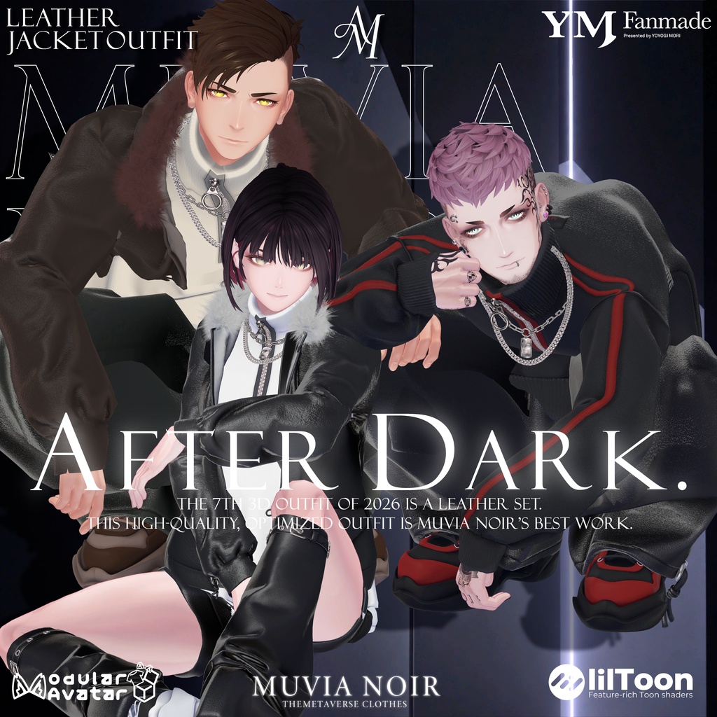 ✨発売記念セール✨【32アバター対応】【YMファンメイド】♰AFTER_DARK♰