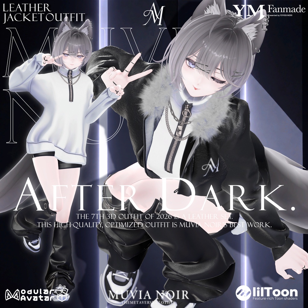 ✨発売記念セール✨【32アバター対応】【YMファンメイド】♰AFTER_DARK♰