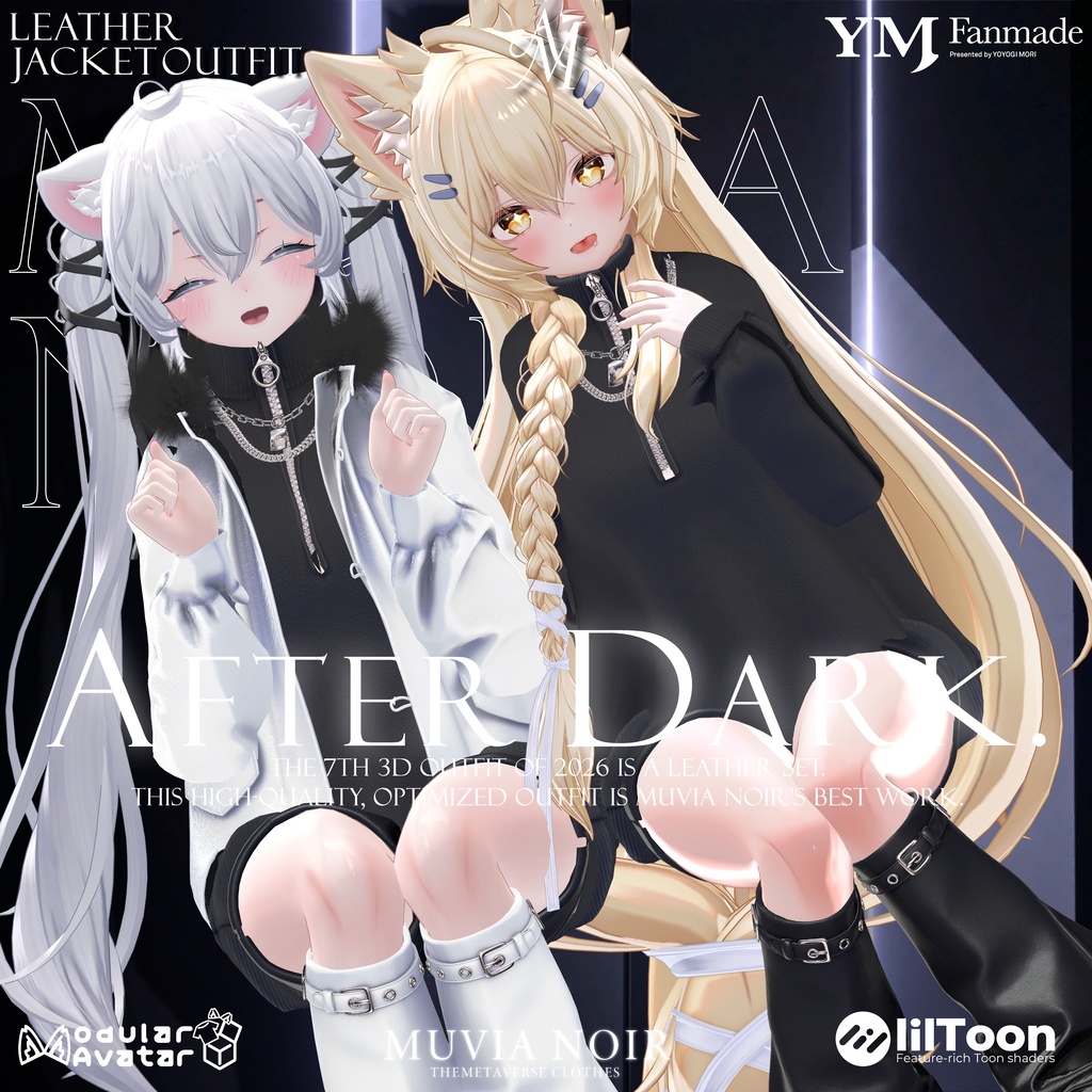 ✨発売記念セール✨【32アバター対応】【YMファンメイド】♰AFTER_DARK♰