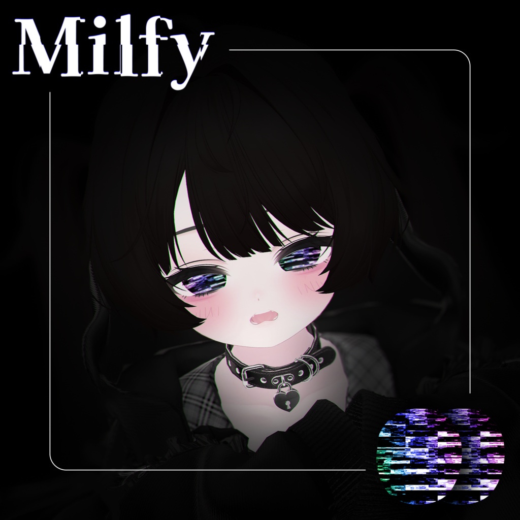 【期間限定無料】｢Milfy用｣ 動く!!GlitchEyeTexture