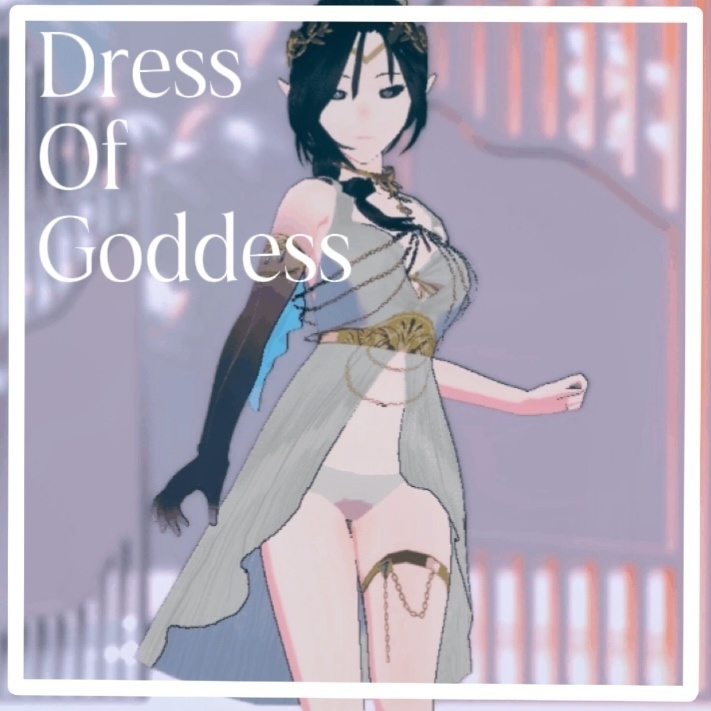 [VRoid Texture] Dress of Goddess|女神のドレス