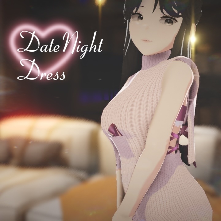 [VRoidTexture]DateNightDress|デートナイトドレス