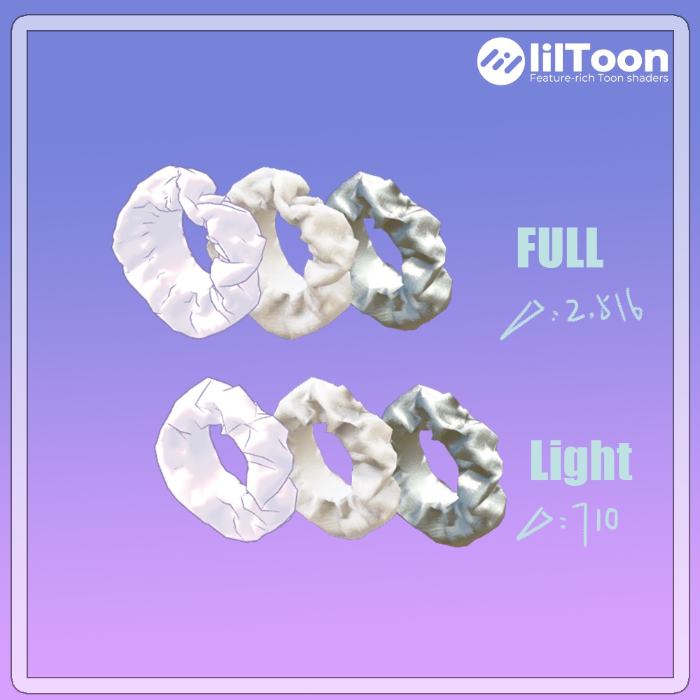 【無料有】Scrunchieヘアゴム