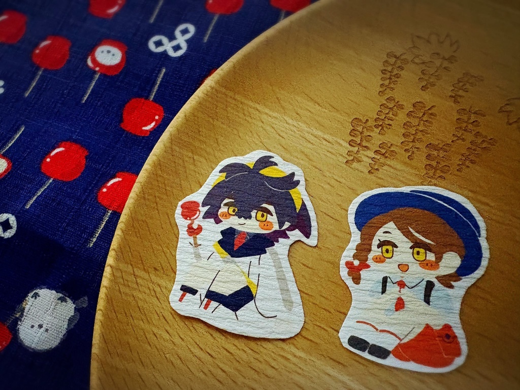 スグアオ フレーク和紙シール