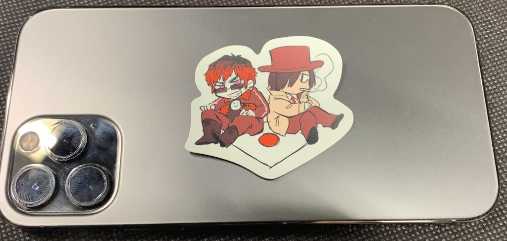 『天開・ホームズのボードゲーム黙示録』ゆる天ホムステッカー(小)