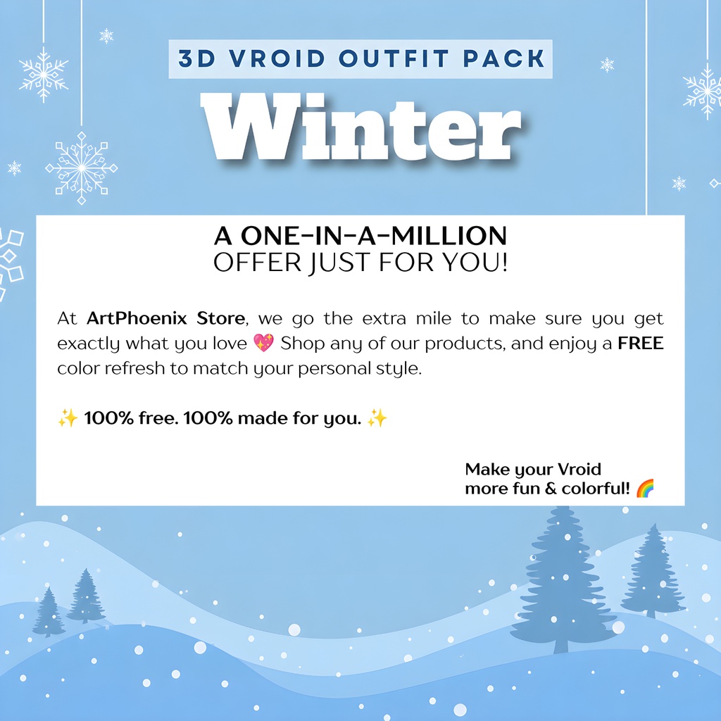 Clothes Clothing Knit Casual Vroid Winter Outfit Pack | Pastel VTuber Fashion, 3D Anime Avatar