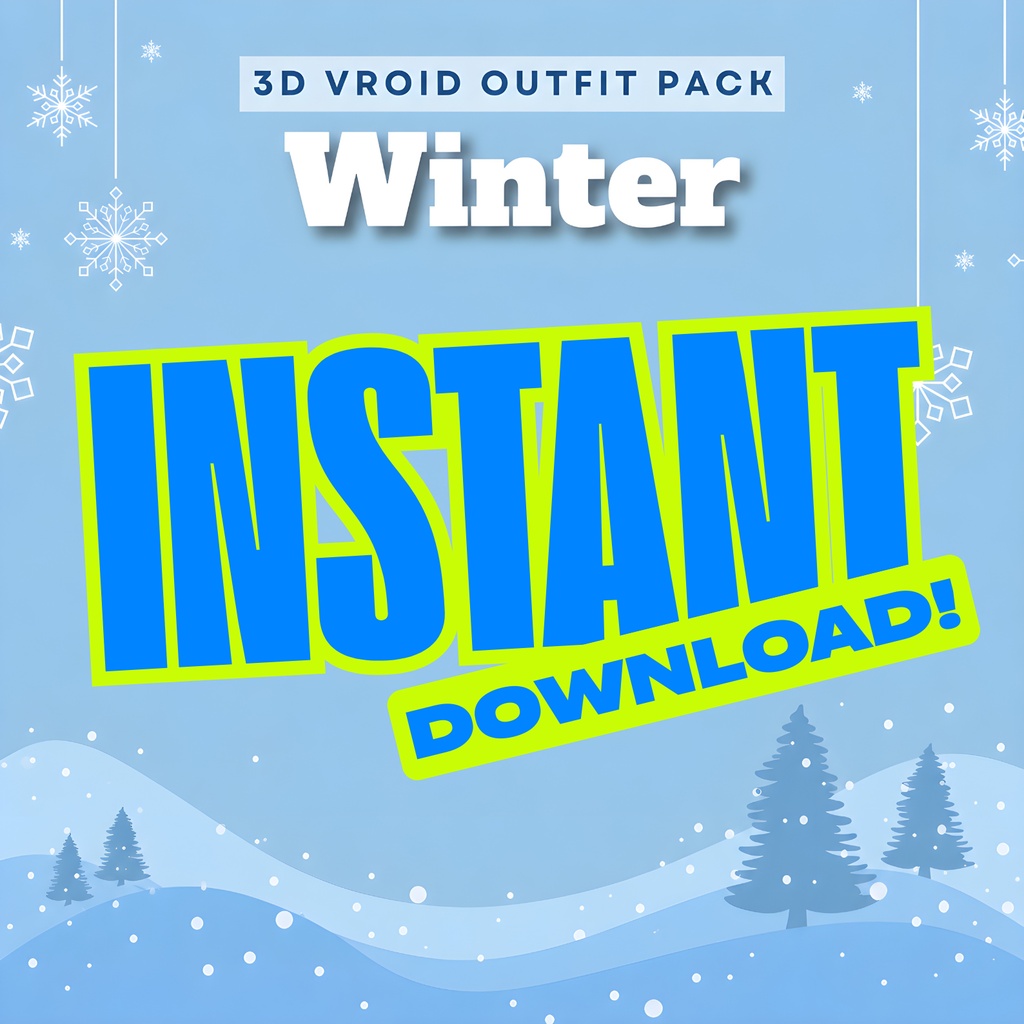 Clothes Clothing Knit Casual Vroid Winter Outfit Pack | Pastel VTuber Fashion, 3D Anime Avatar