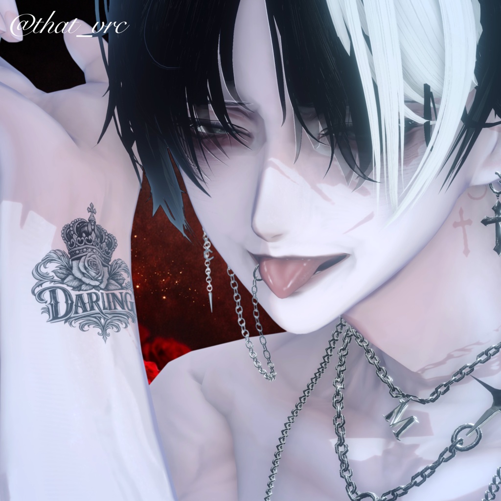 【VRC】ROSECROWN Tatoo Decal