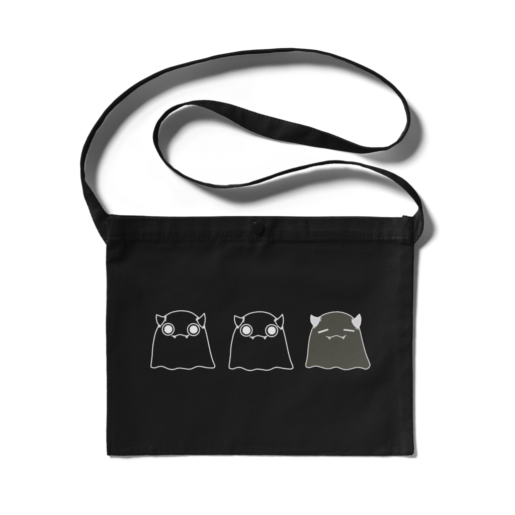 へんてこサコッシュ（きりっとブラック）