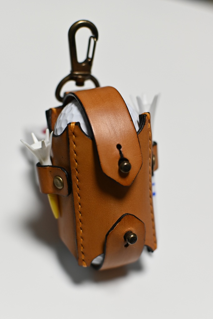 本革 ゴルフボールケース