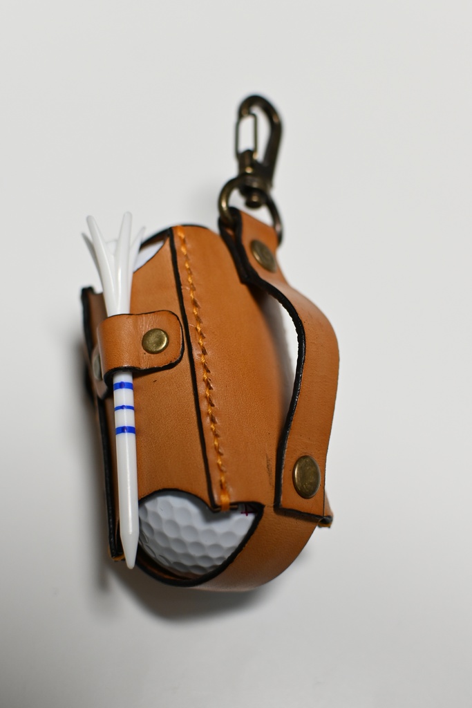 本革 ゴルフボールケース