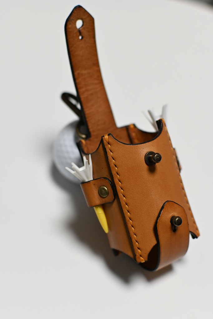 本革 ゴルフボールケース