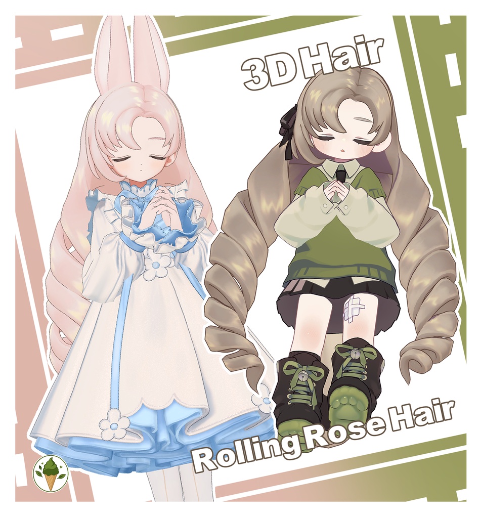 【Fyuett + Kipfel】 Rolling Rose Hair