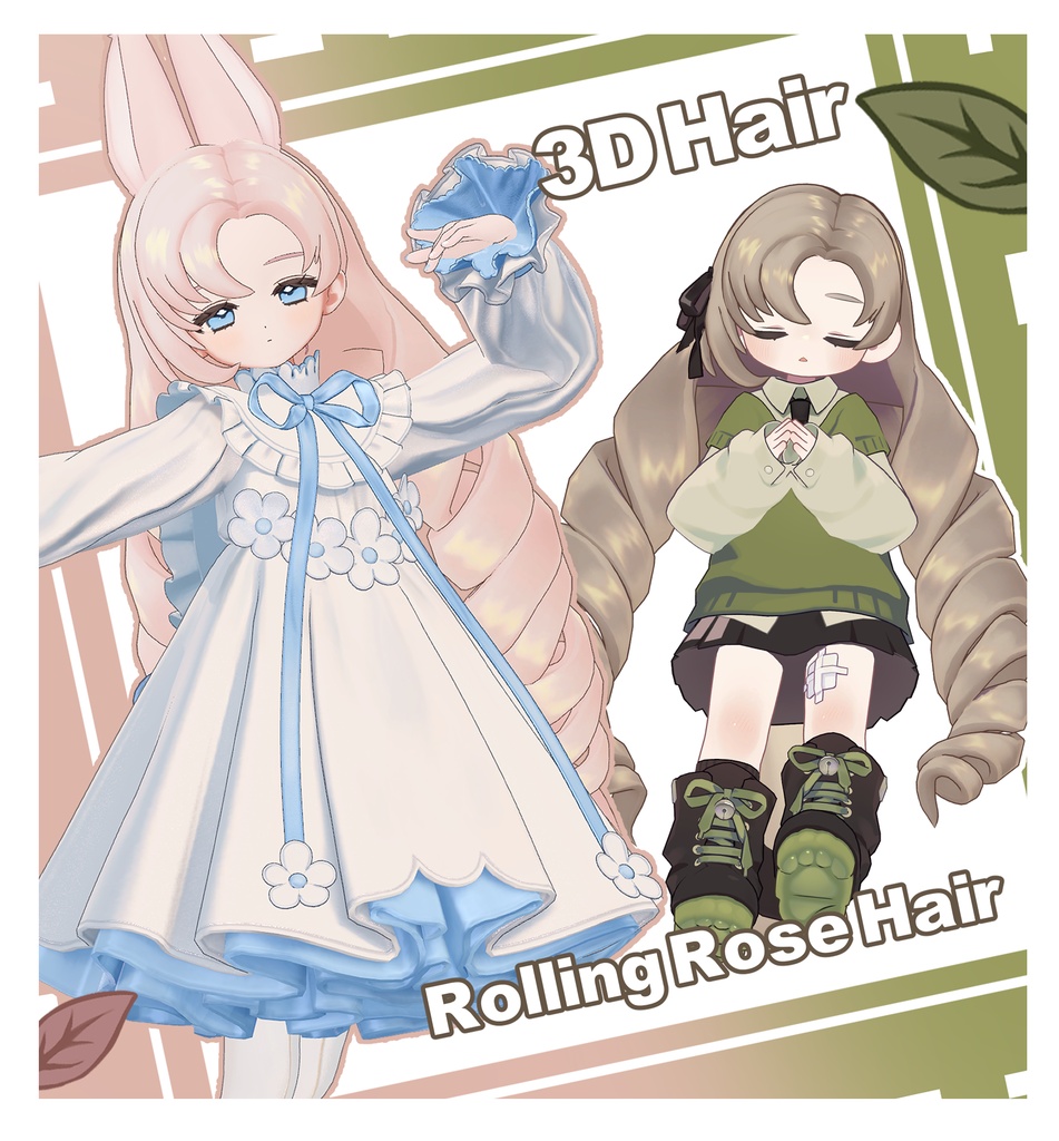 【Kipfel / Fyuett】 Rolling Rose Hair
