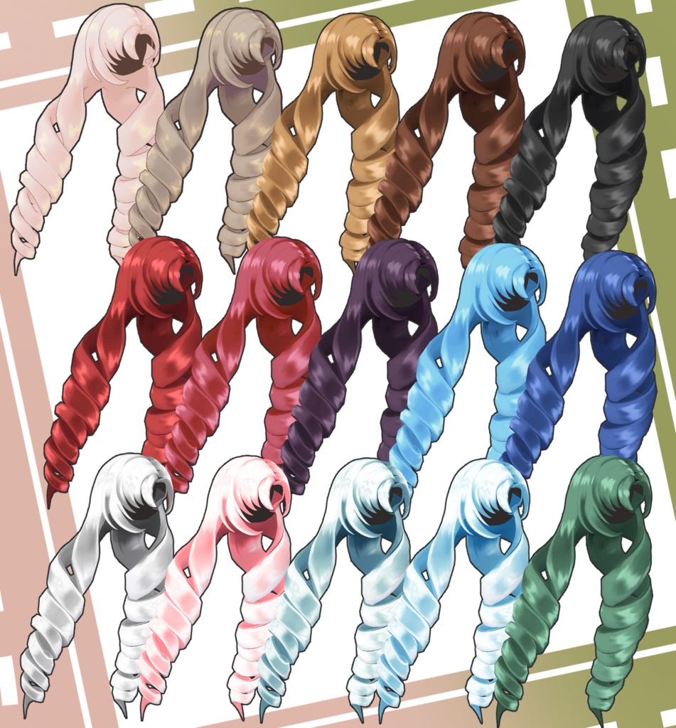 【Fyuett / Kipfel】 Rolling Rose Hair