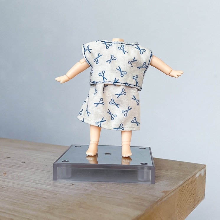 セットアップ　スカート　オビツ11・ねんどろいど