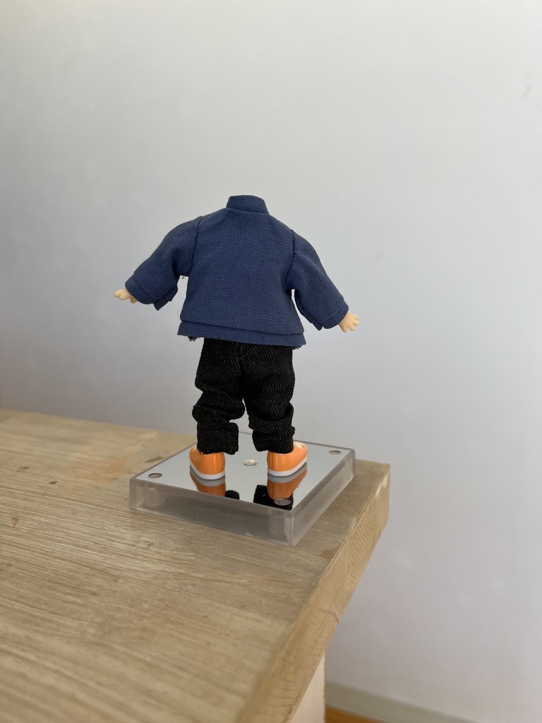 ねんどろいど　紺色ジャケット　ジーンズ３点セット