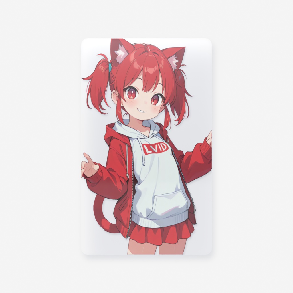 あかねこちゃん クリアカード(55x91mm)