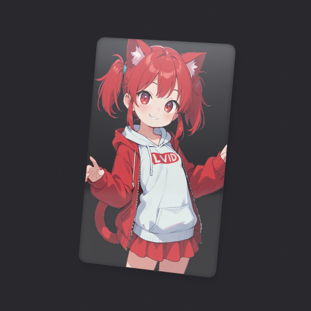 あかねこちゃん クリアカード(55x91mm)