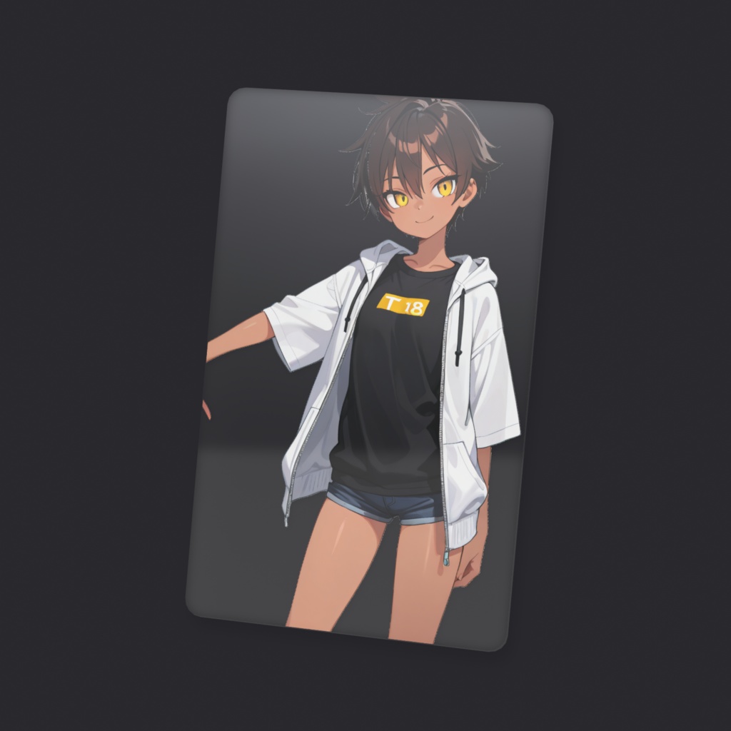 ユウキちゃん クリアカード(55x91mm)