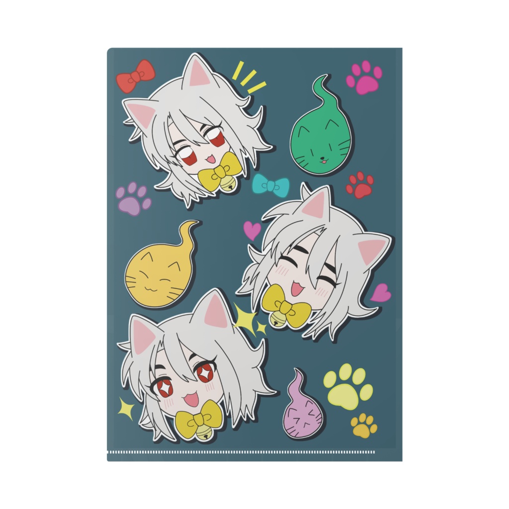 ねこまたちゃんクリアファイル