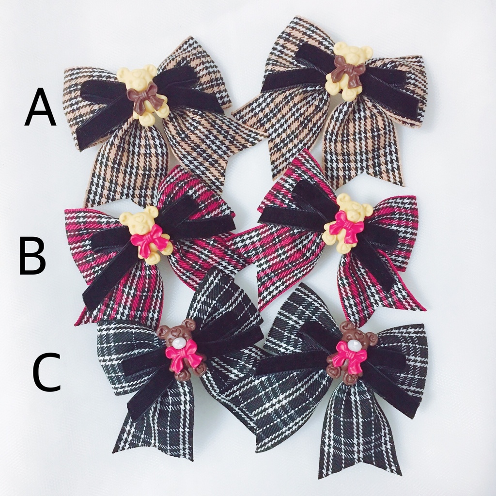 ラブくまヘアクリップ