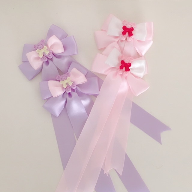 ラブくまヘアクリップ