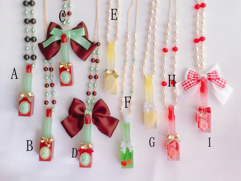 Dolce de rouge ネックレス