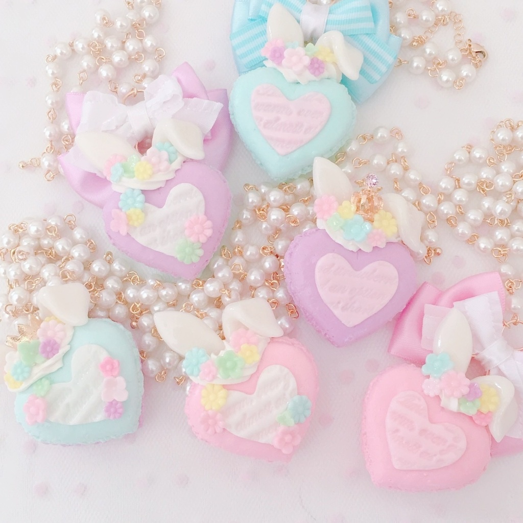 オーダー締め切り⭐︎うさ耳マカロン