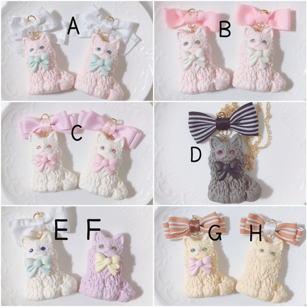 猫のフィナンシェネックレス