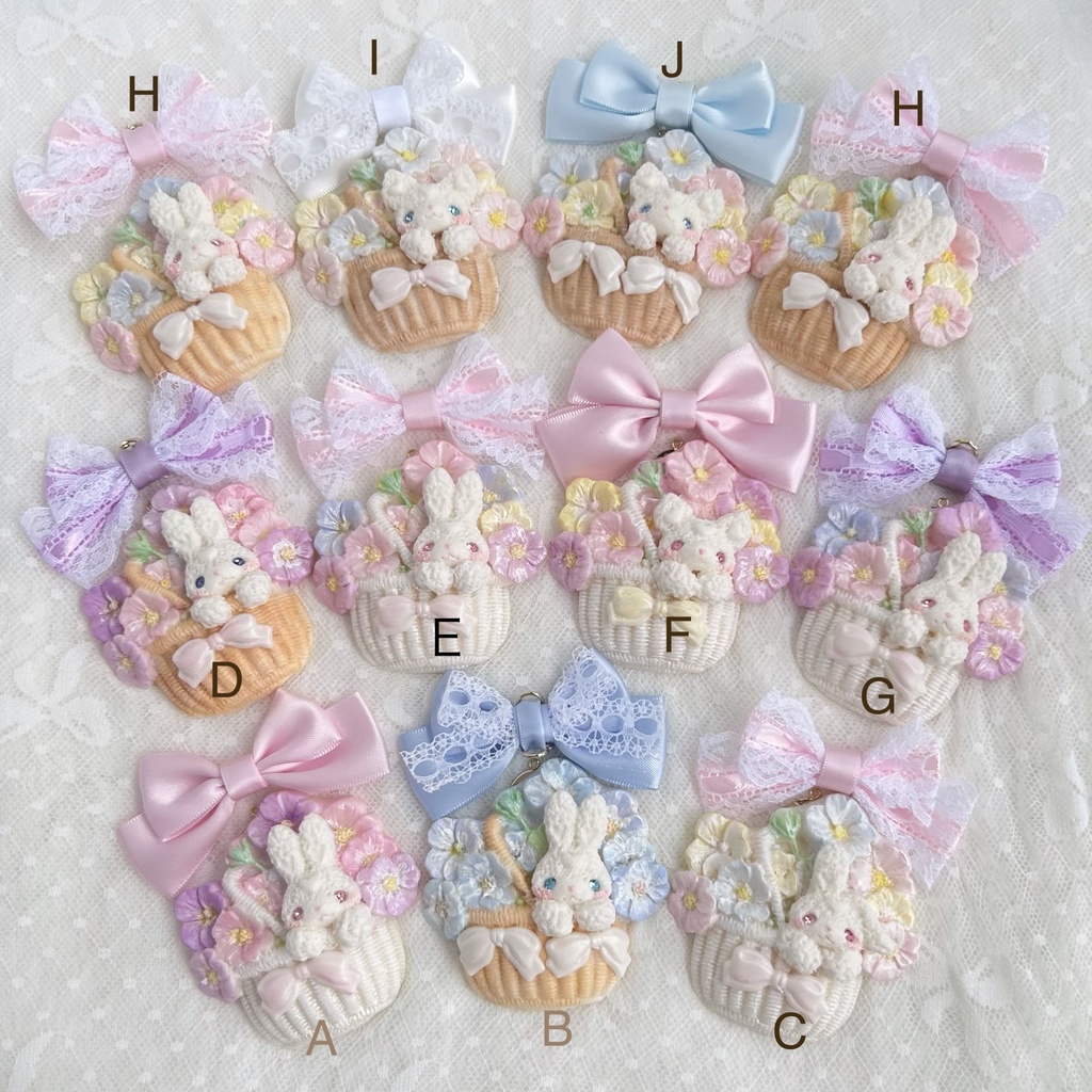 フラワーバスケット(ネックレス)