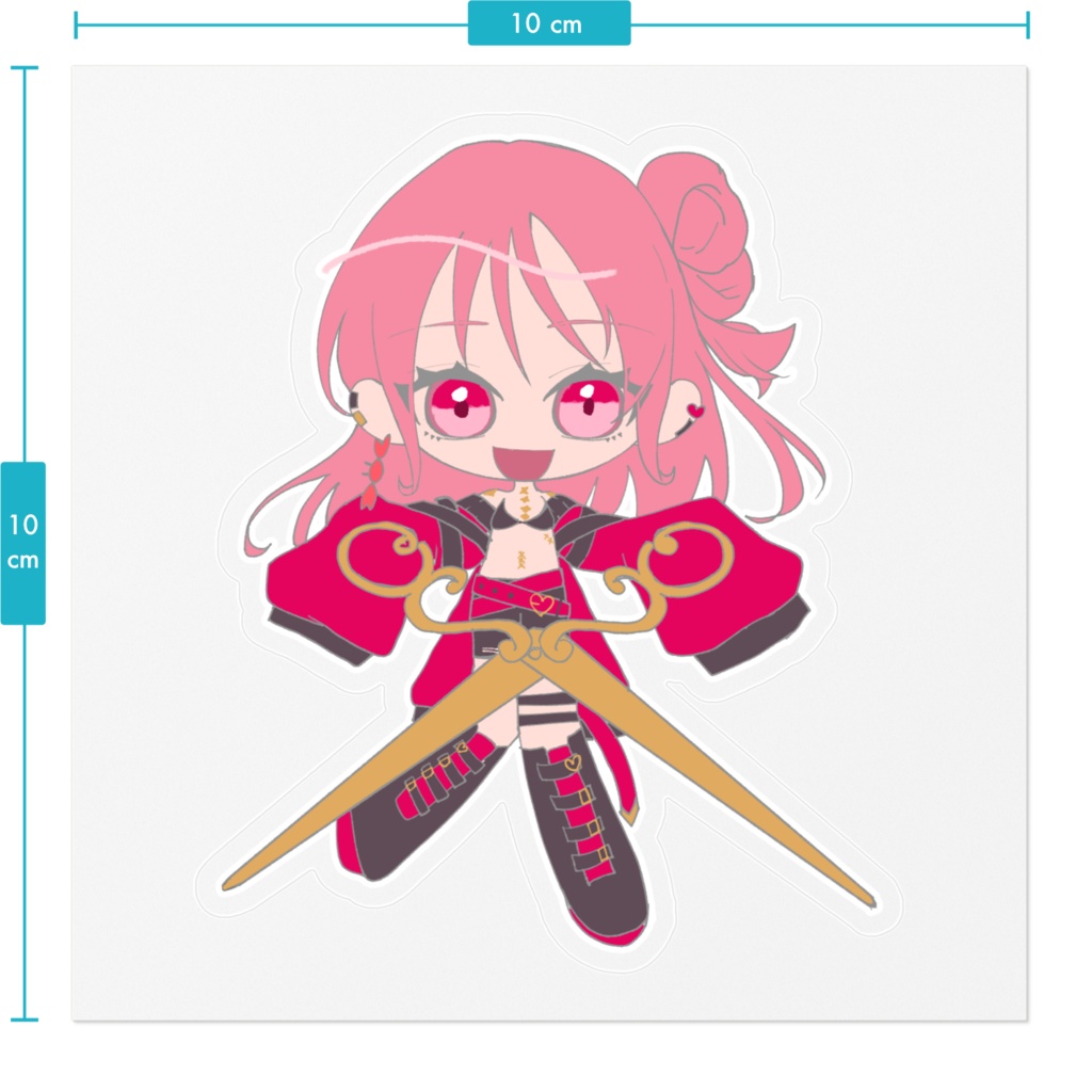 かに座ステッカー