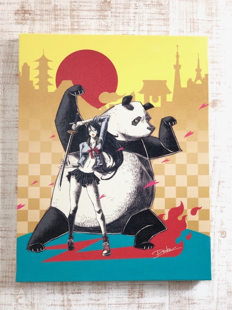 キャンバスプリントF6サイズ／JAPANDA!!!